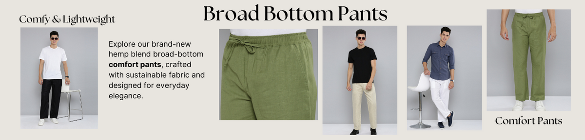 Men Broad Bottom Comfort Pants