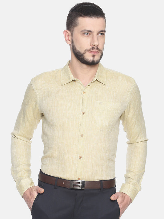 Fawn Men Hemp Full Sleeve Shirt