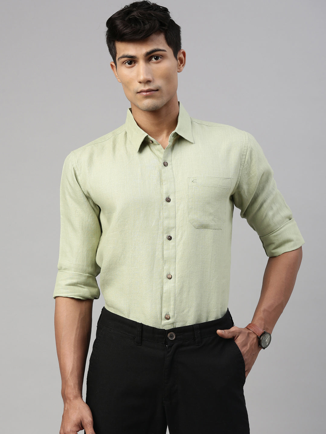 Canhamo Pista Men Hemp Full Sleeve Shirt