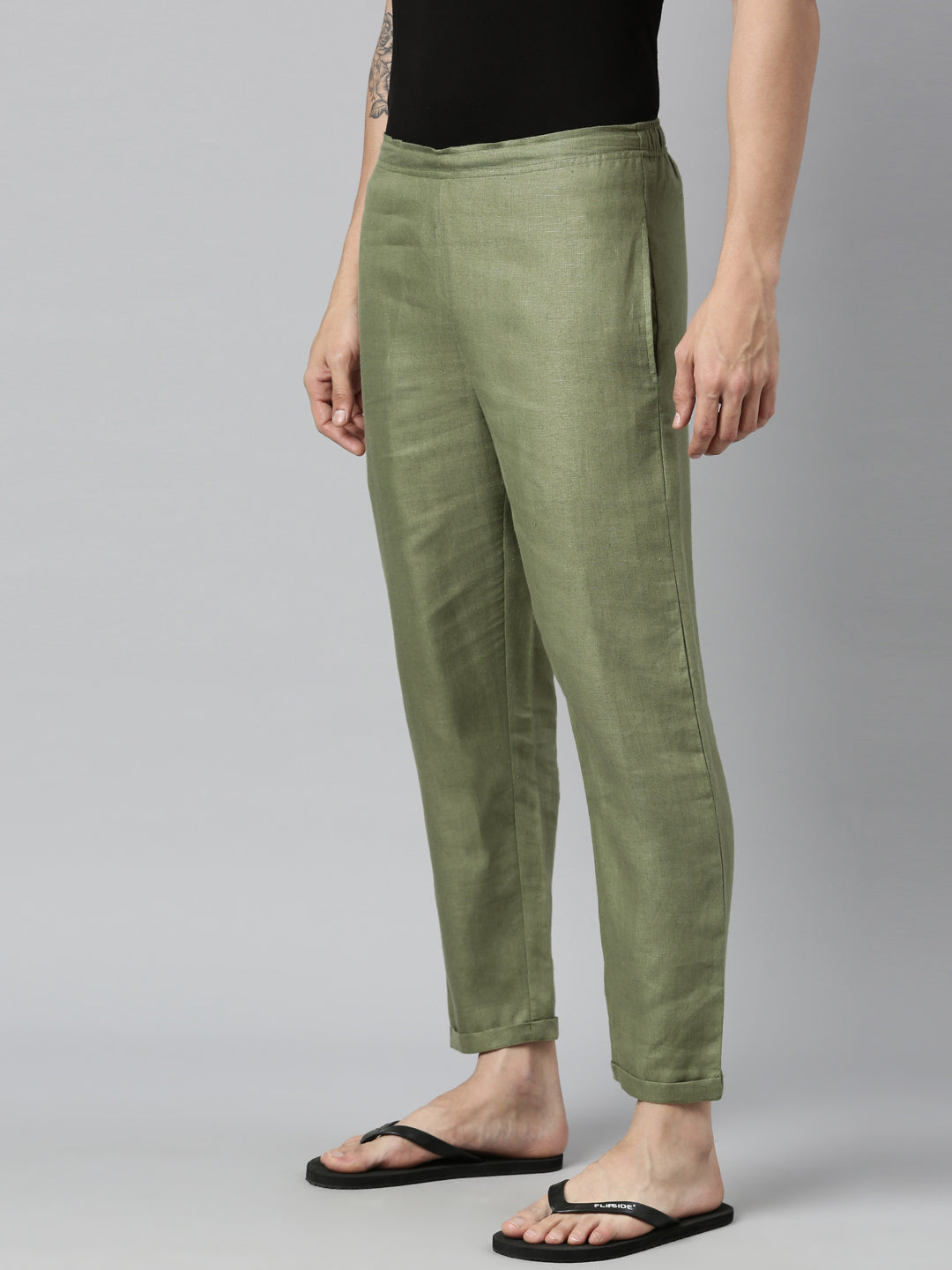 Regal Olive Men Hemp Lounge Pant