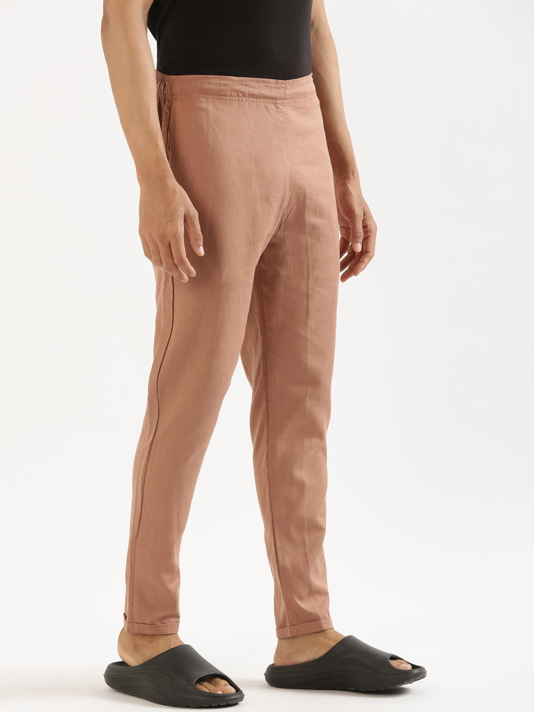 Mocha Brown Men Hemp Lounge Pant