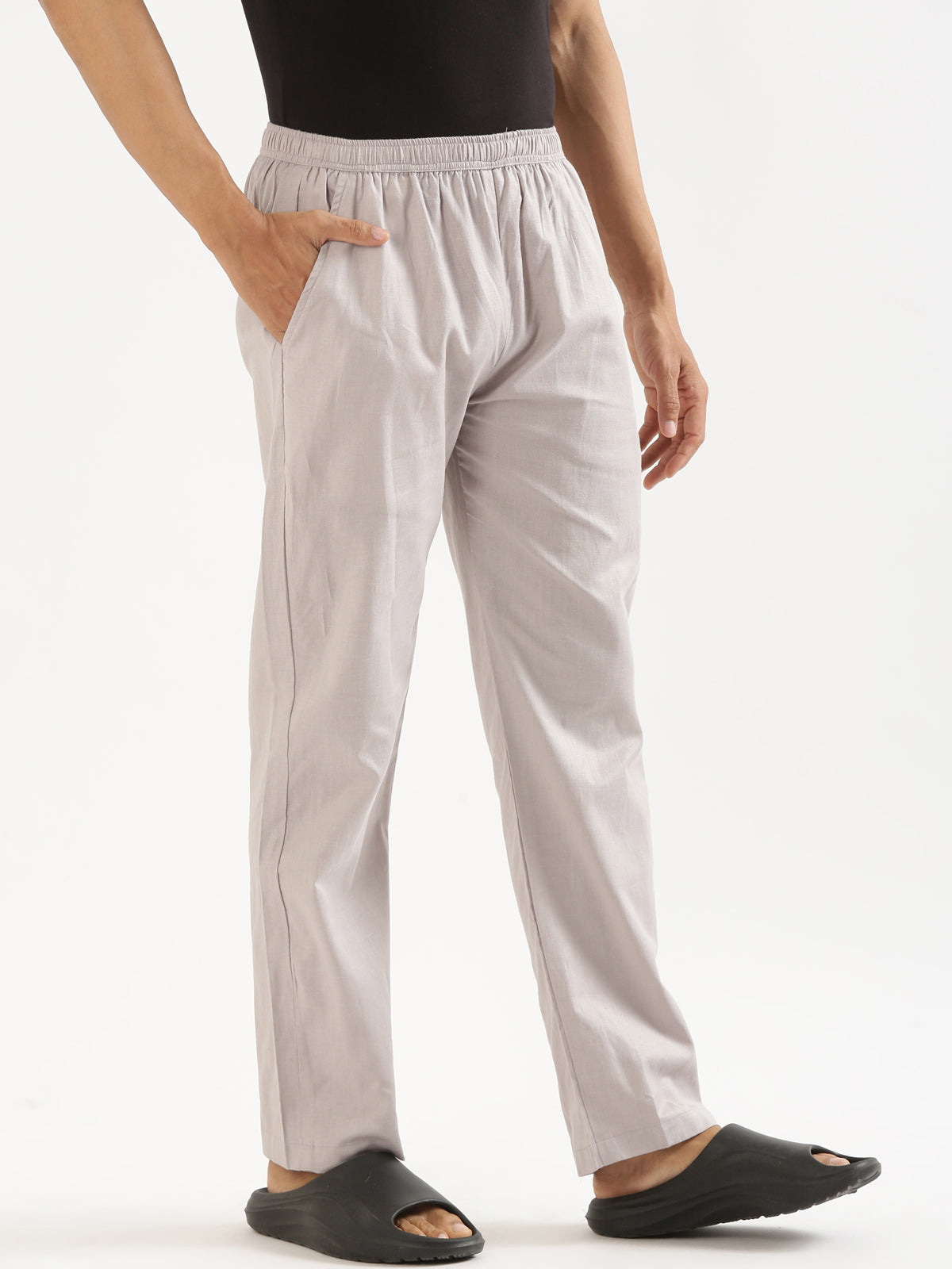 Olive and Slate Grey (Pack of 2) Men Hemp Comfort Pant