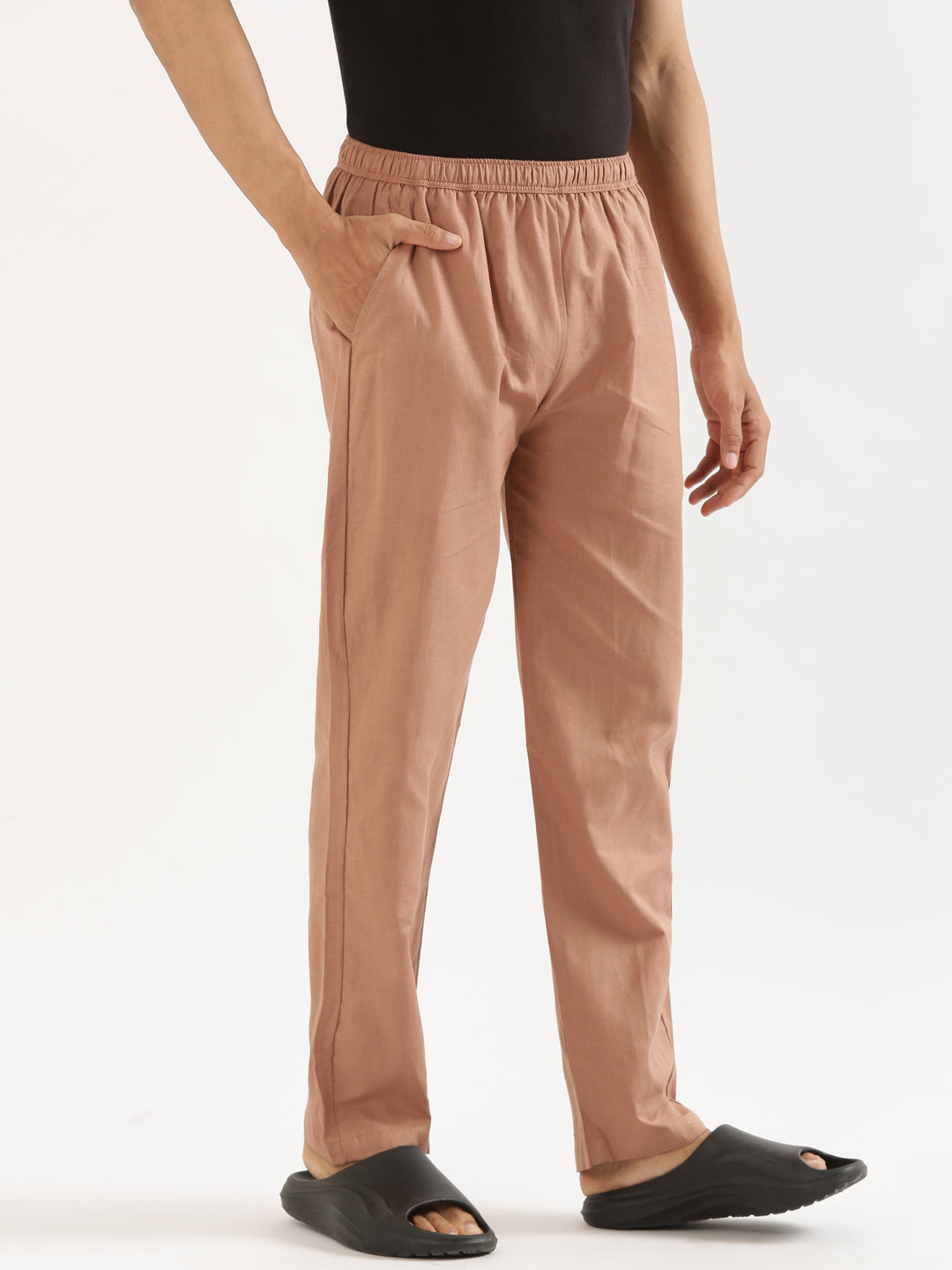 Mocha Brown and Regal Olive (Pack of 2) Men Hemp Comfort Pant