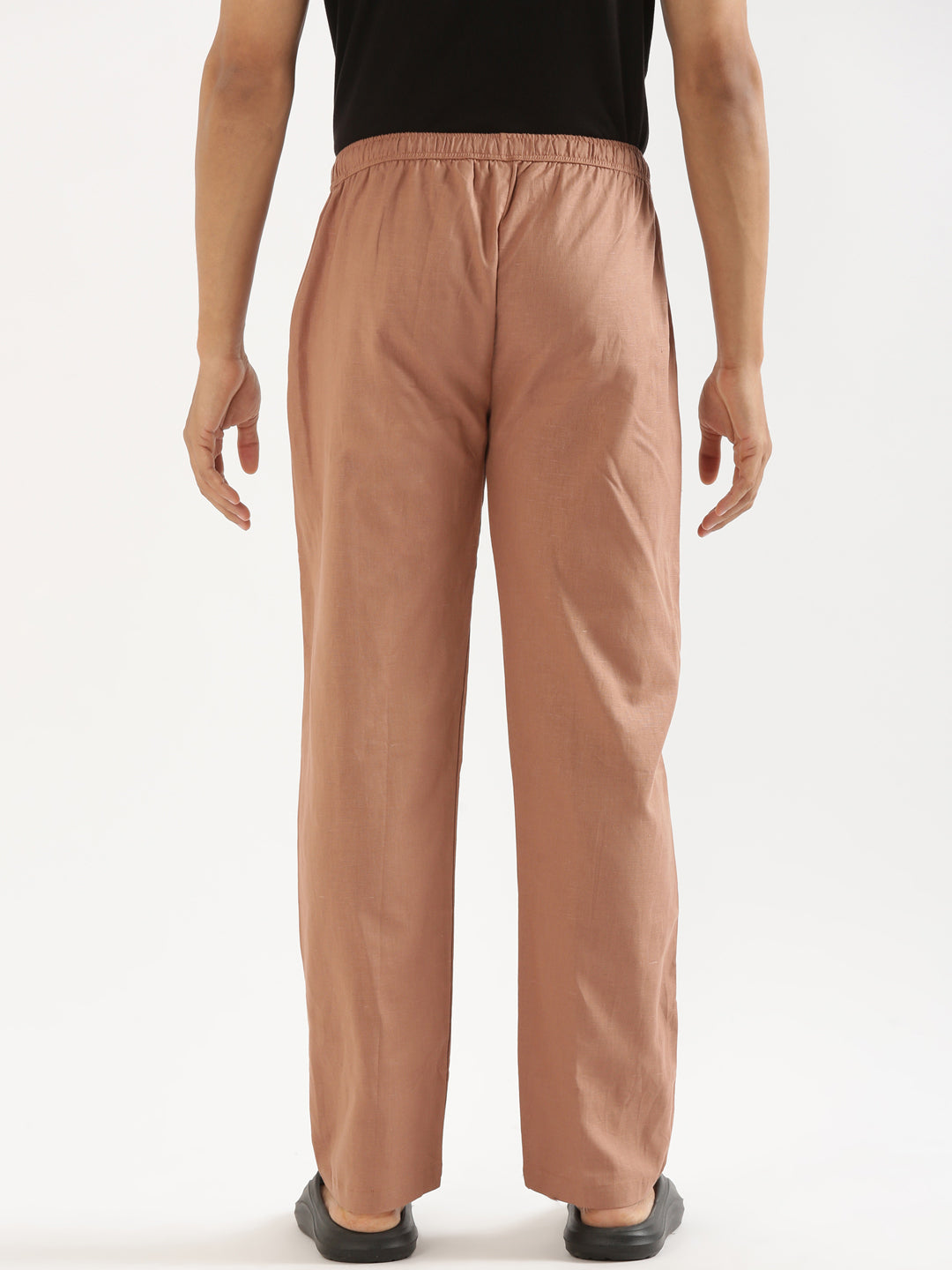 Mocha Brown Men Hemp Lounge Pant