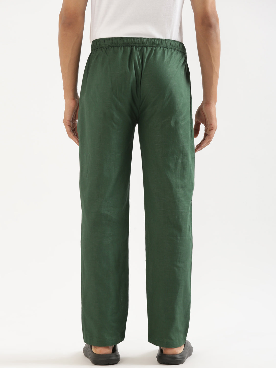 Mocha Brown and Bottle Green (Pack of 2) Men Hemp Comfort Pant
