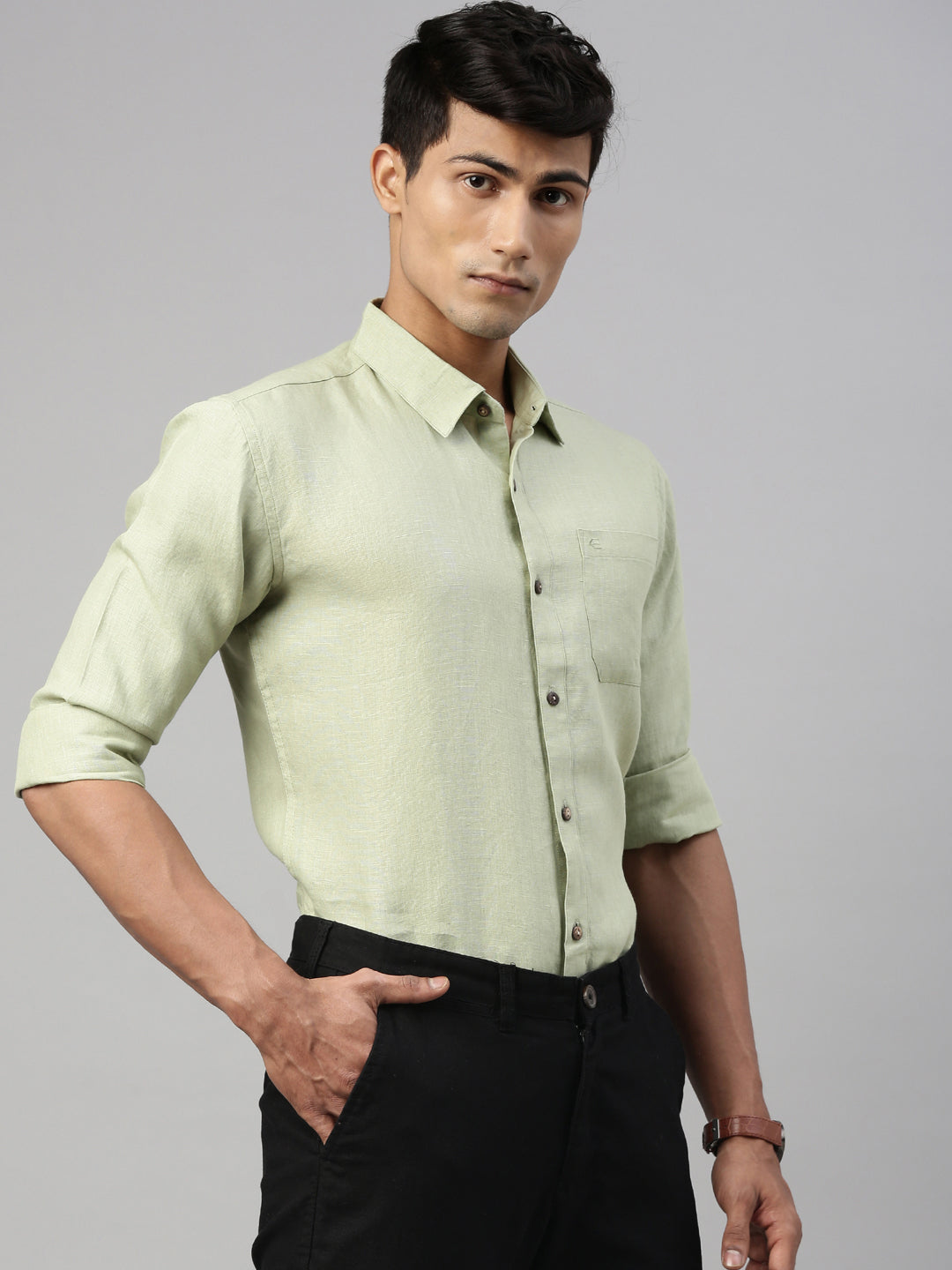 Canhamo Pista Men Hemp Full Sleeve Shirt