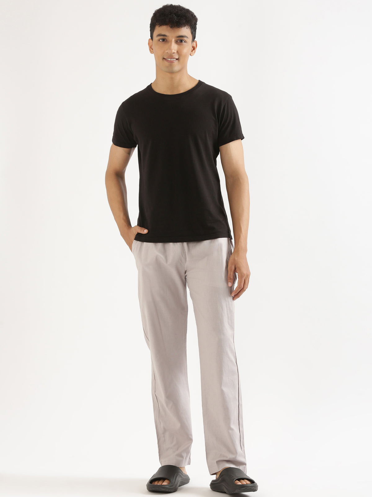 Olive and Slate Grey (Pack of 2) Men Hemp Comfort Pant