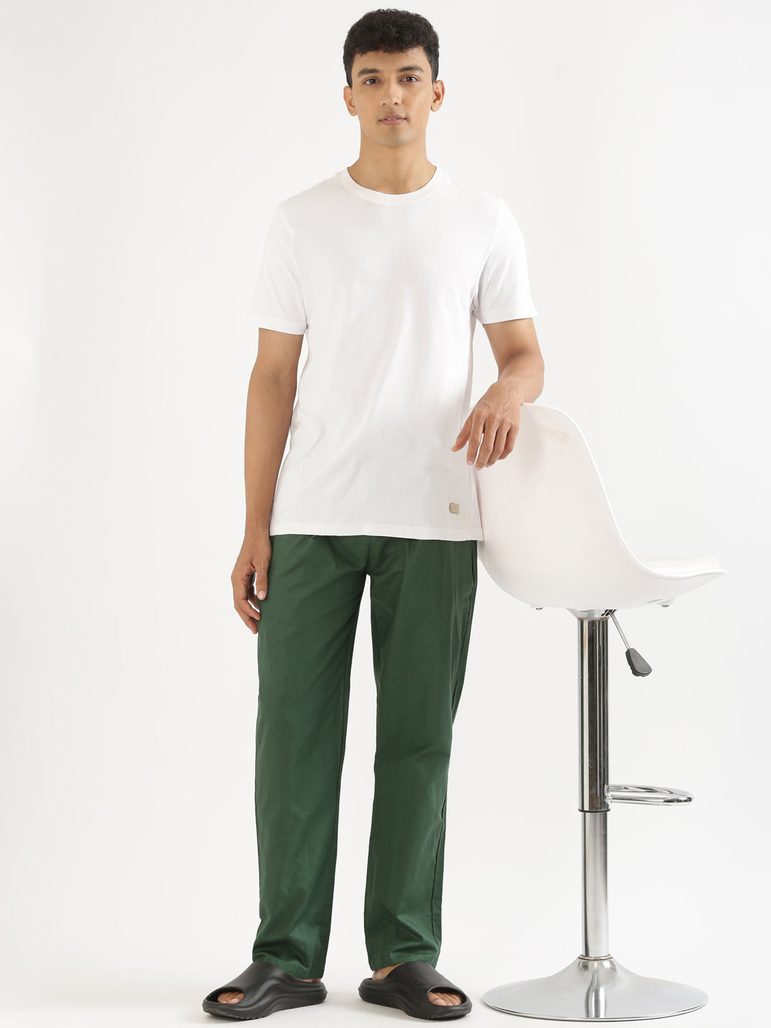Mocha Brown and Bottle Green (Pack of 2) Men Hemp Comfort Pant