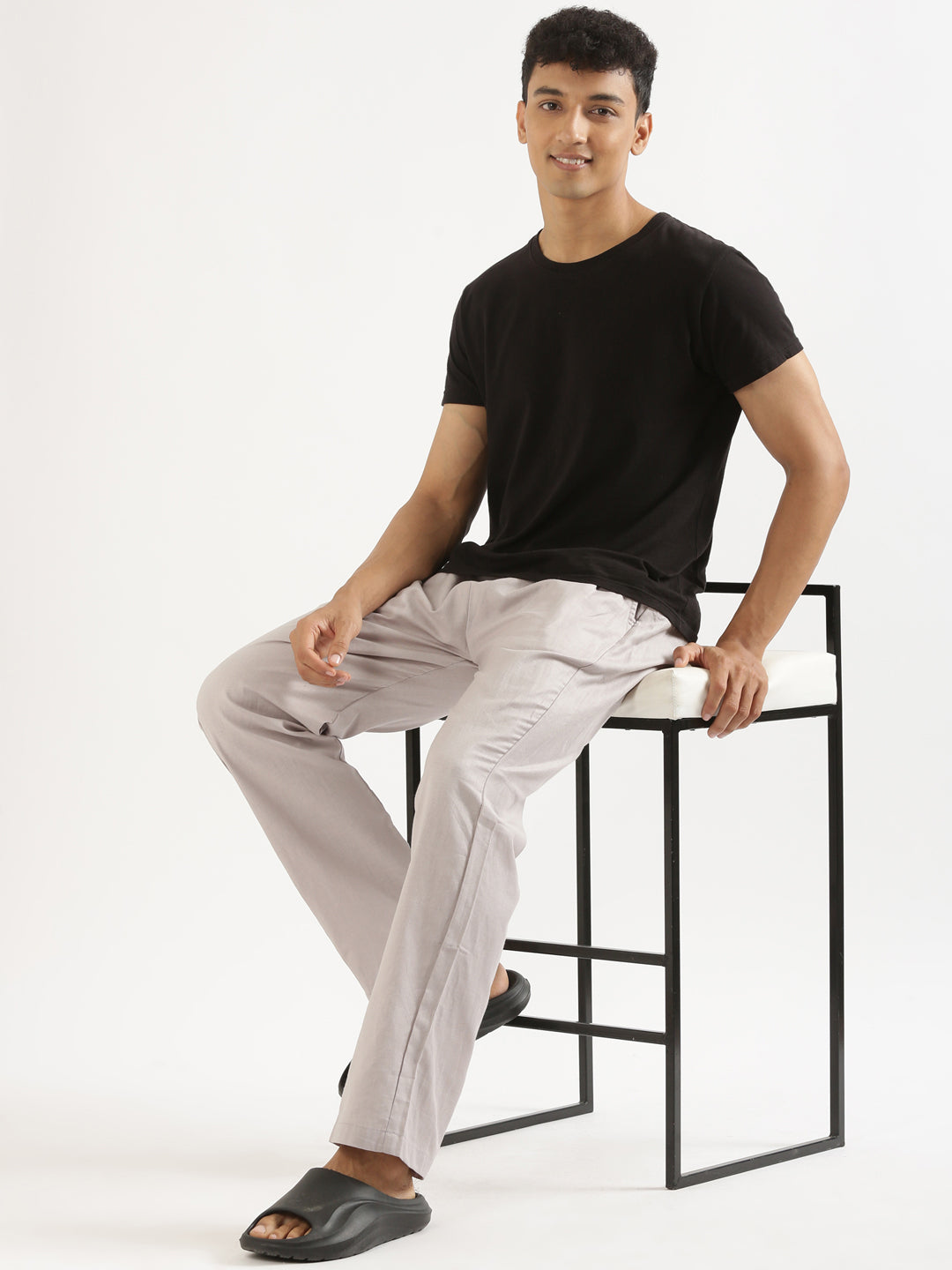 Slate Grey and Mocha Brown (Pack of 2) Men Hemp Comfort Pant