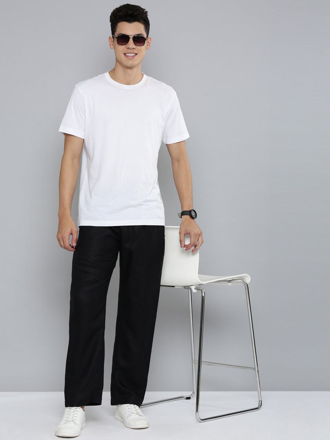 Olive and Regal Black (Pack of 2) Men Hemp Comfort Pant