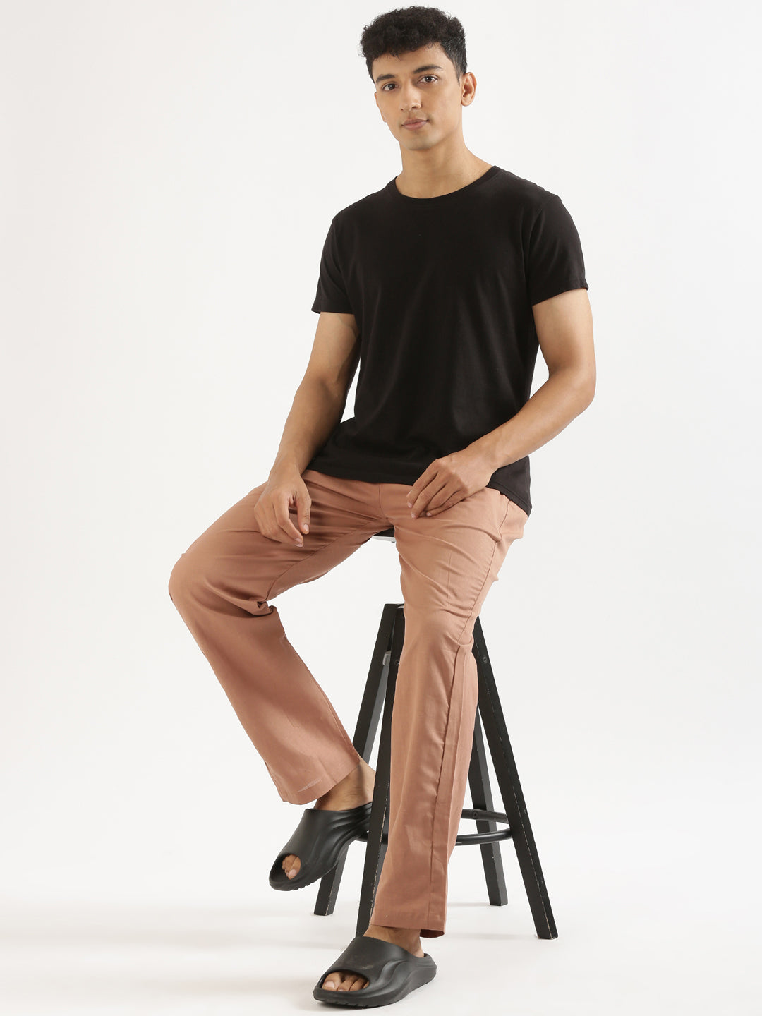Mocha Brown and Bottle Green (Pack of 2) Men Hemp Comfort Pant