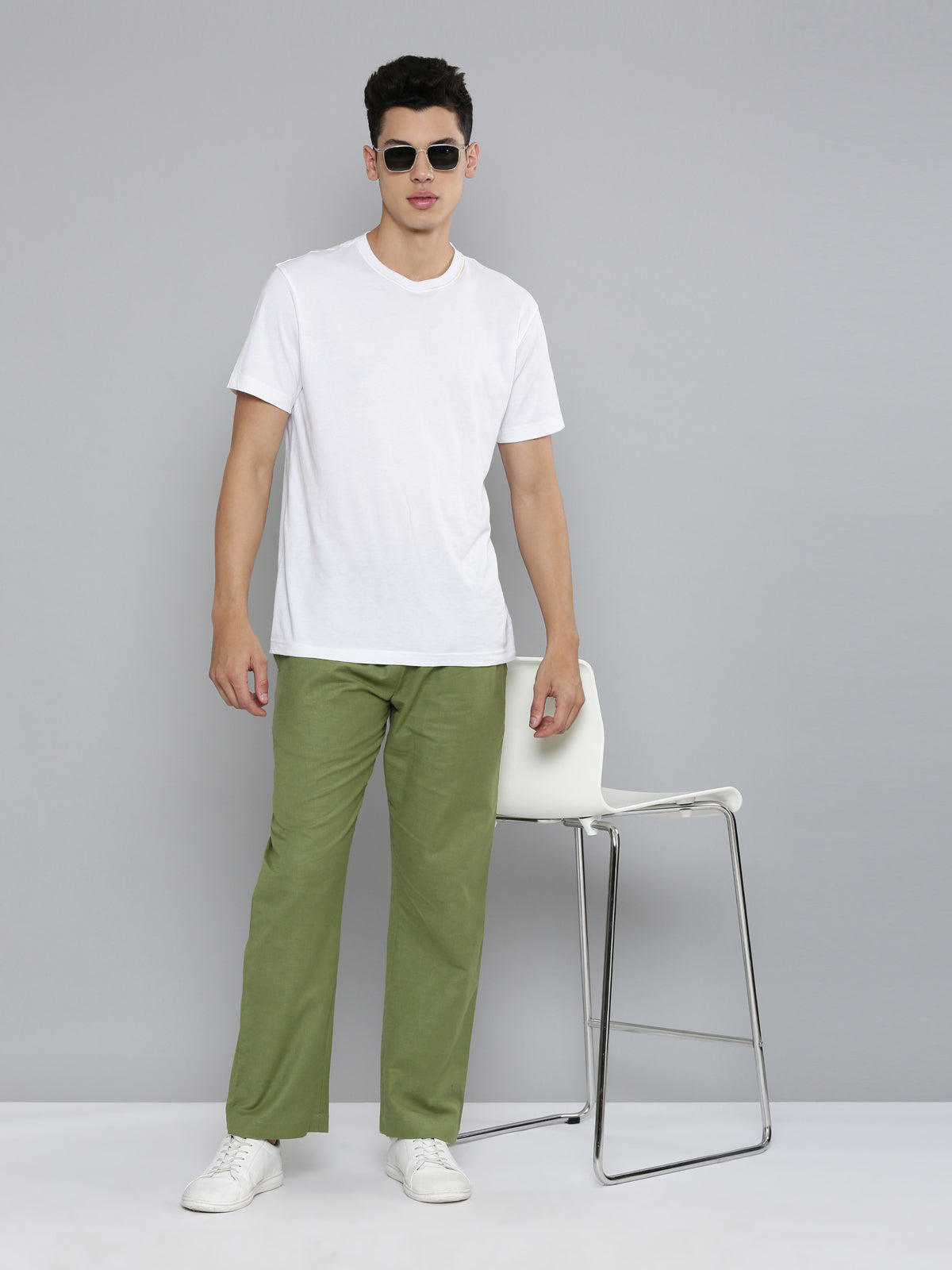 Olive and Slate Grey (Pack of 2) Men Hemp Comfort Pant