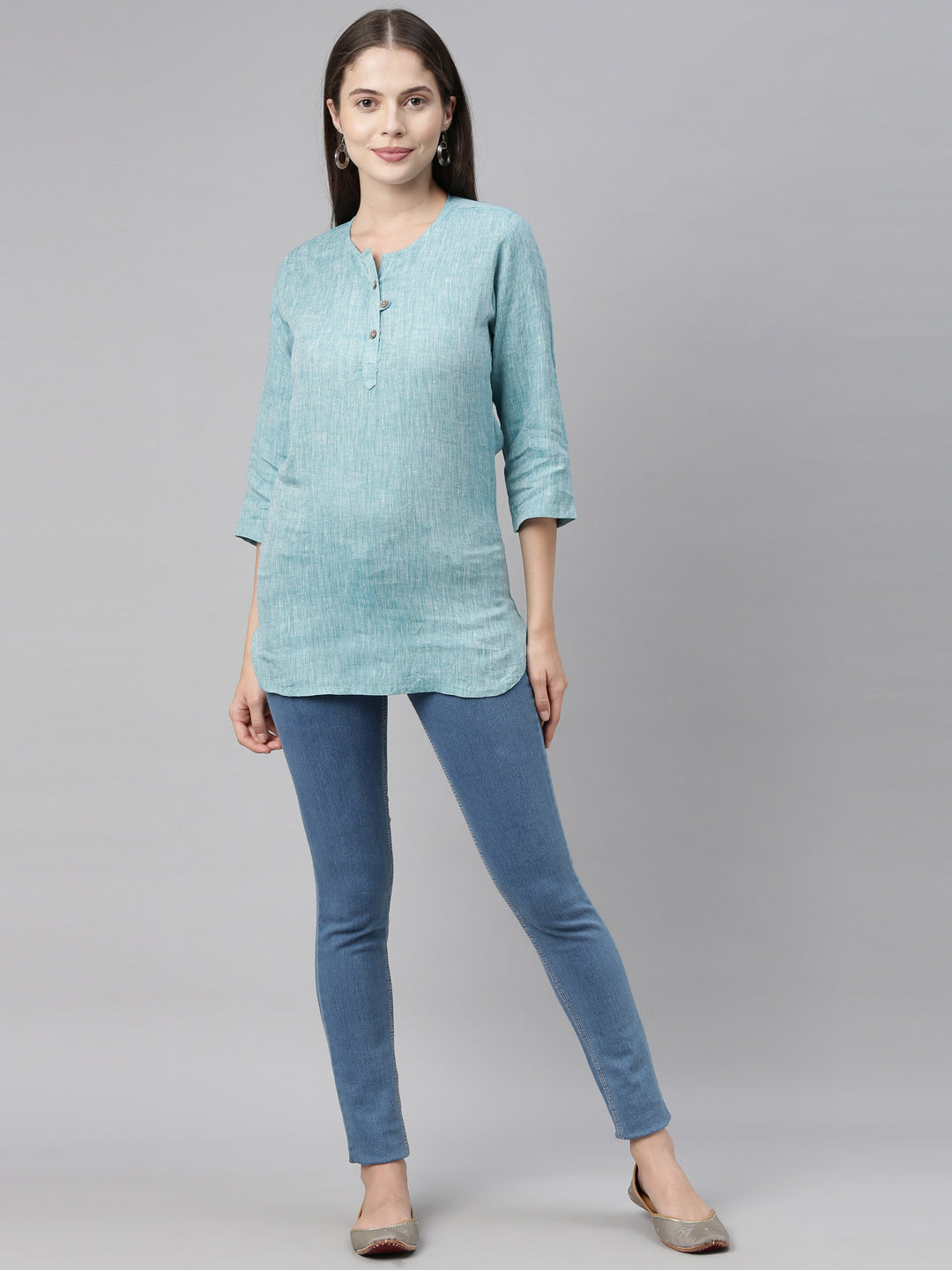 Women Teal Green Ultimate Yoga Top