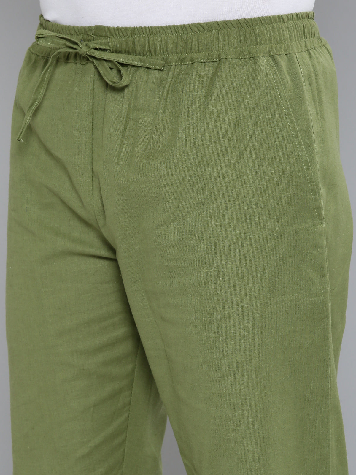 Olive and Slate Grey (Pack of 2) Men Hemp Comfort Pant