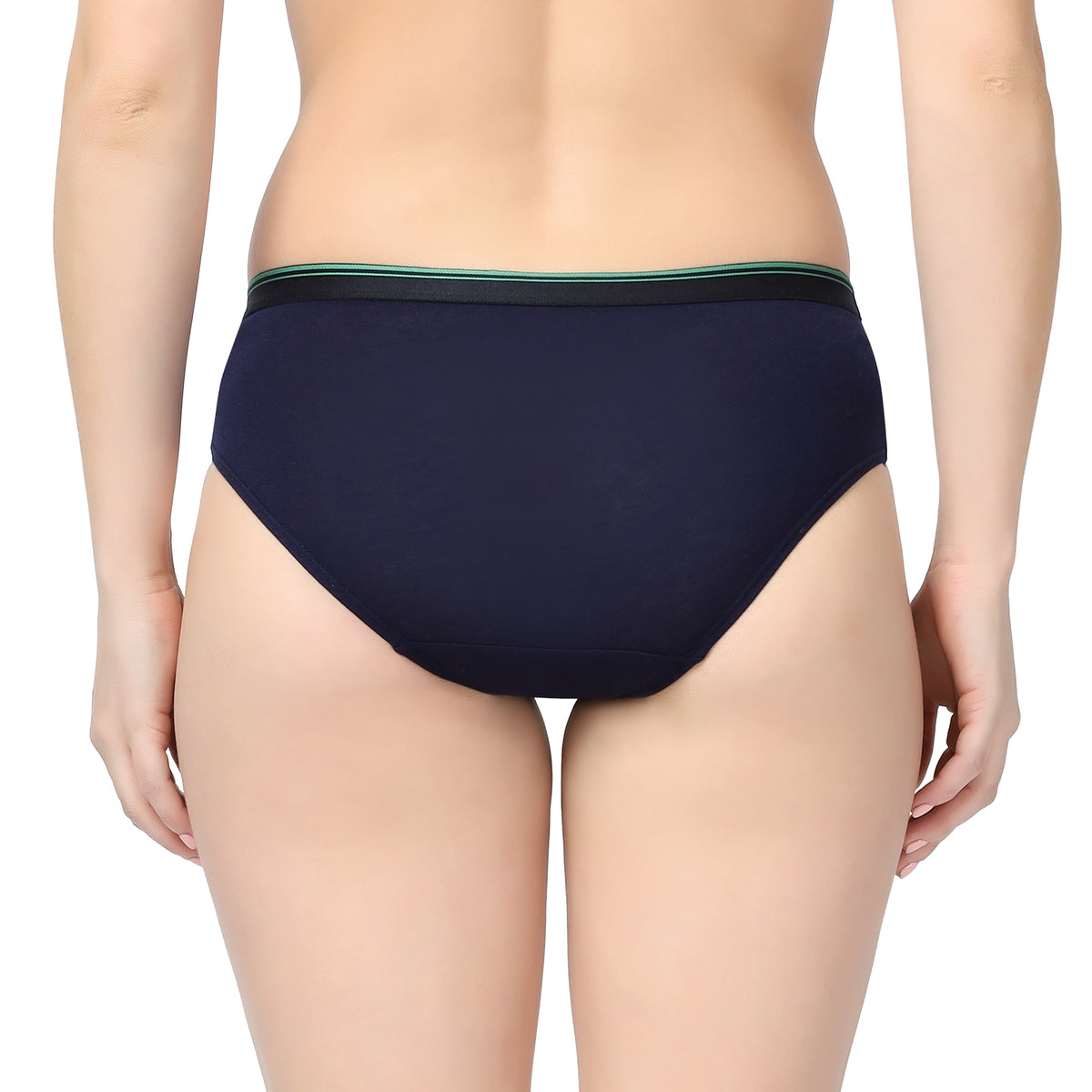 Navy blue Women hemp hipster panty