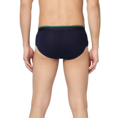 Men hemp navy blue brief (undergarments)