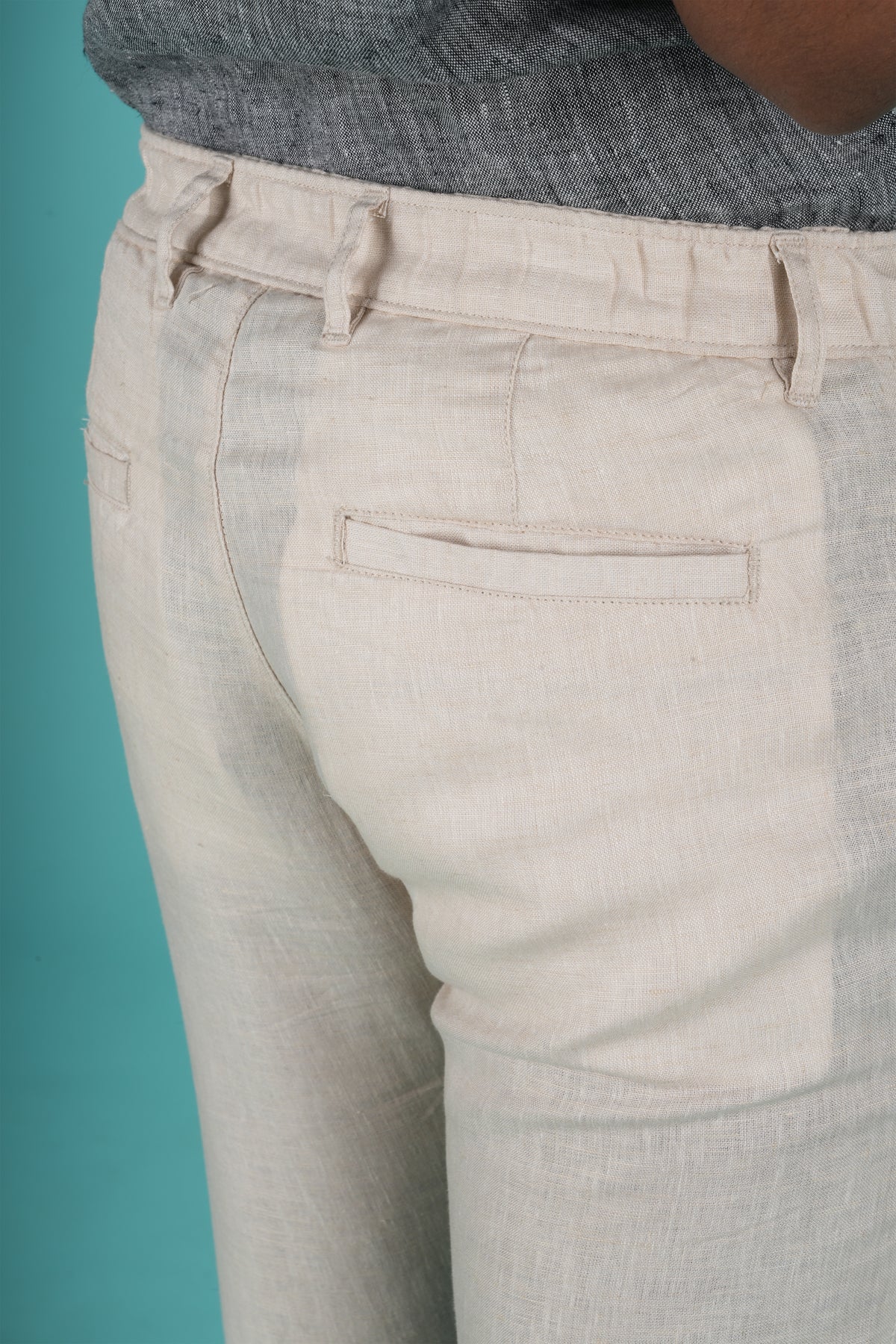 Off-White Men Hemp Trouser
