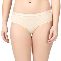 Women hemp nude hipster panty brief (undergarments)