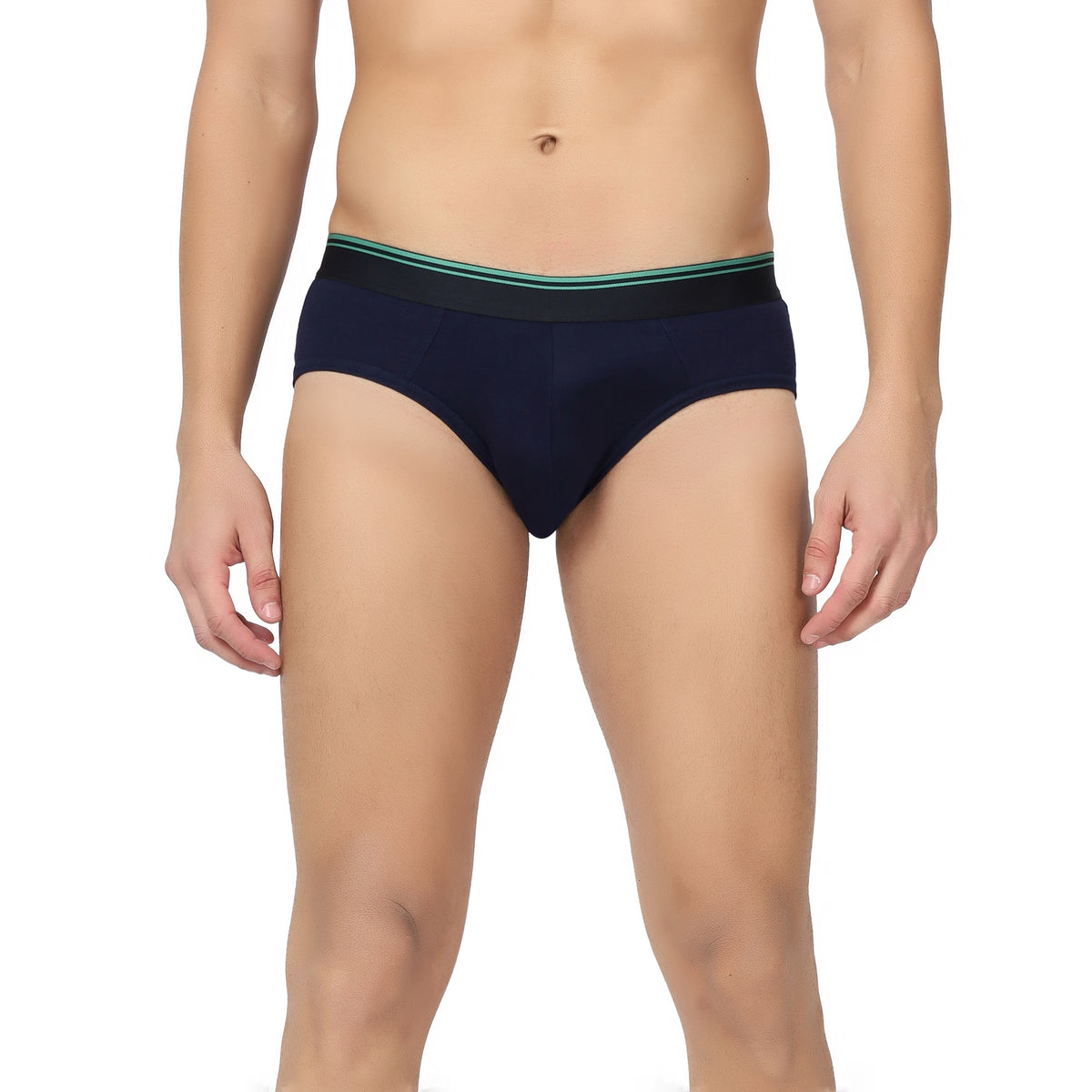 Navy blue Men hemp brief