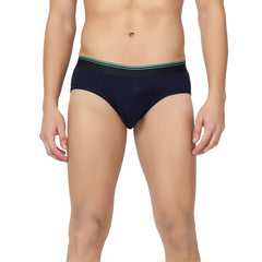 Men hemp navy blue brief (undergarments)