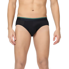 Men hemp black brief (undergarments)