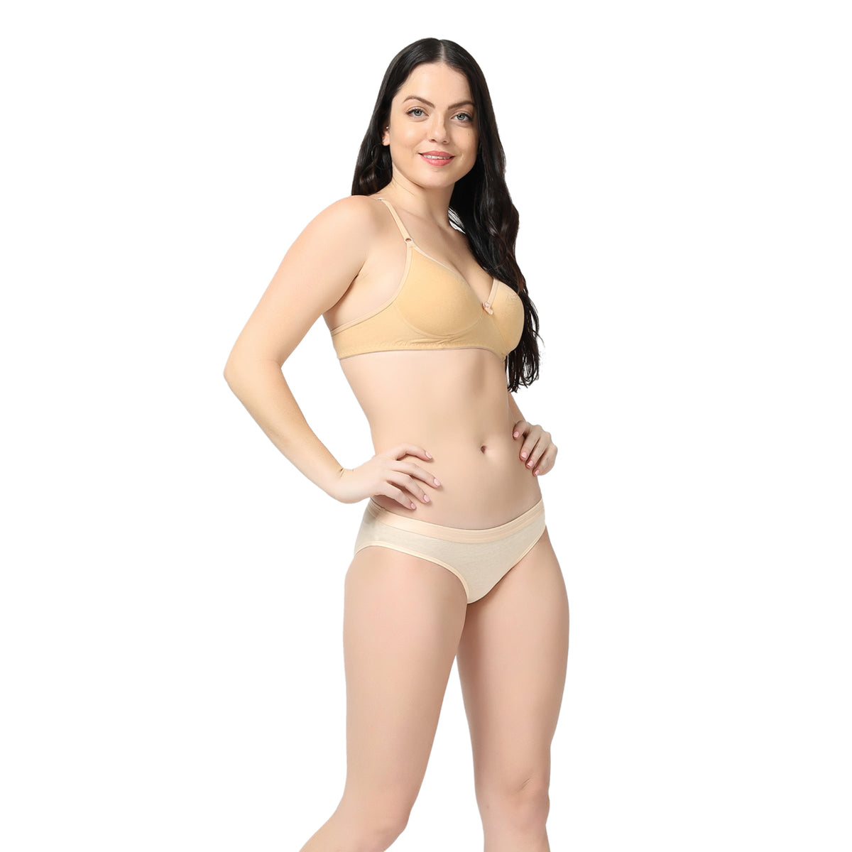 Navy Blue and Nude (Pack of 2) Women hemp bikini panty