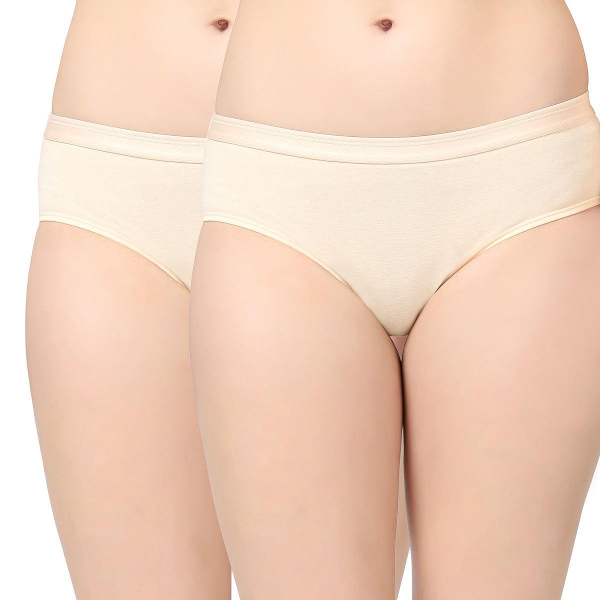 Black, Navy Blue and Nude (Pack of 3) Women hemp hipster panty