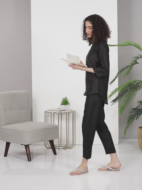 Stylish Black Pants for Women: Formal & Lounge Wear
