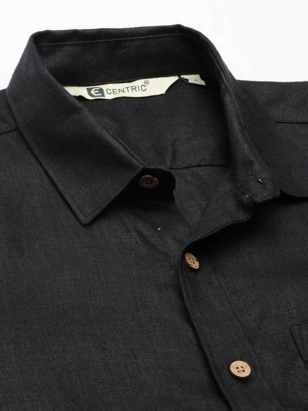 black casual shirt for men
